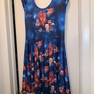 BlackMilk Labyrinth Skater dress, XL